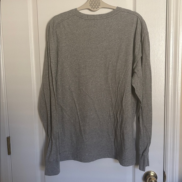 Disney Parks Gray and Blue Mickey Surf Wave Long Sleeve Henley - Picture 9 of 9